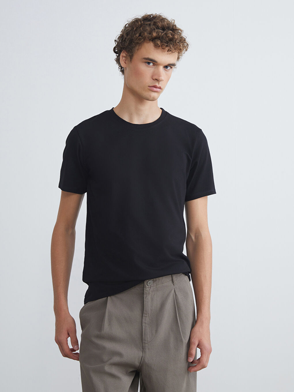 T-shirt pour Hommes à Col Rond