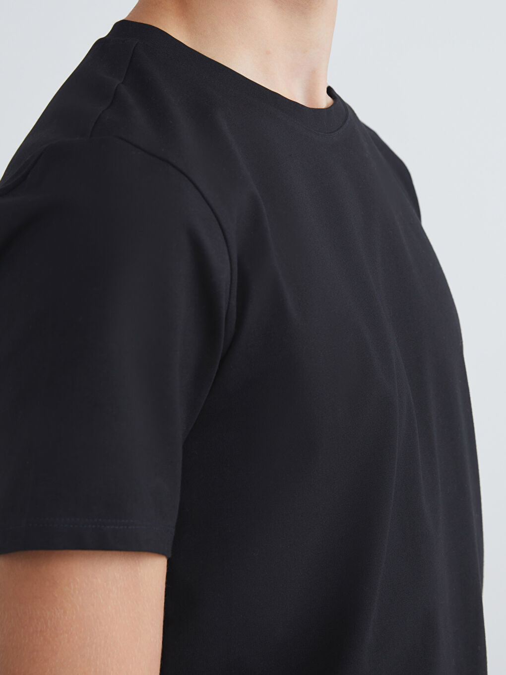 T-shirt pour Hommes à Col Rond-2
