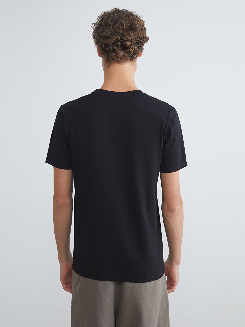 T-shirt pour Hommes à Col Rond-3