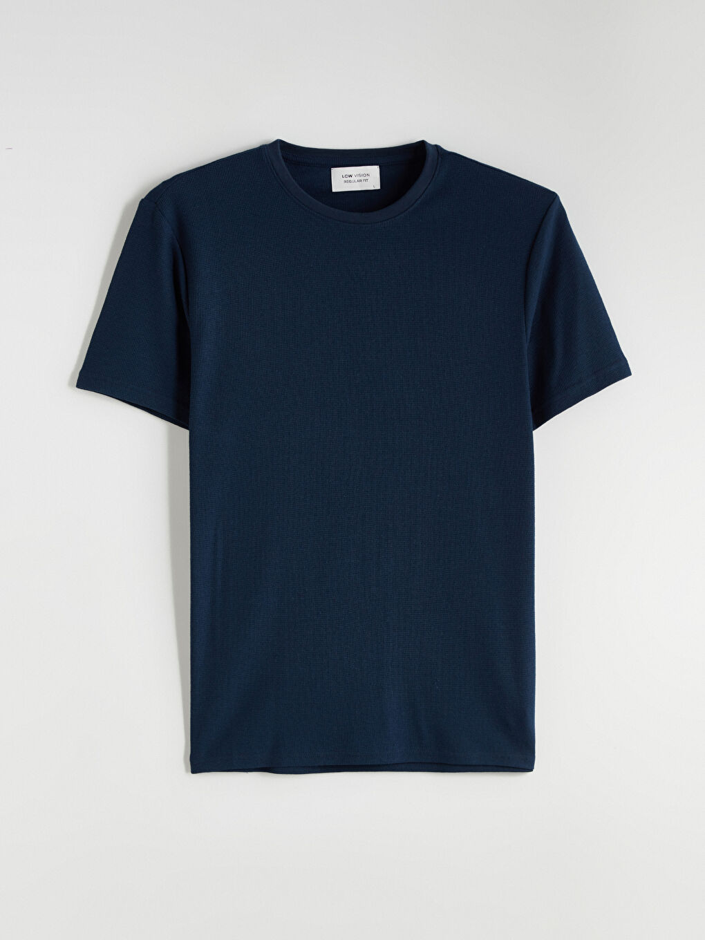 Crew Neck Plain Men's T-Shirt-4