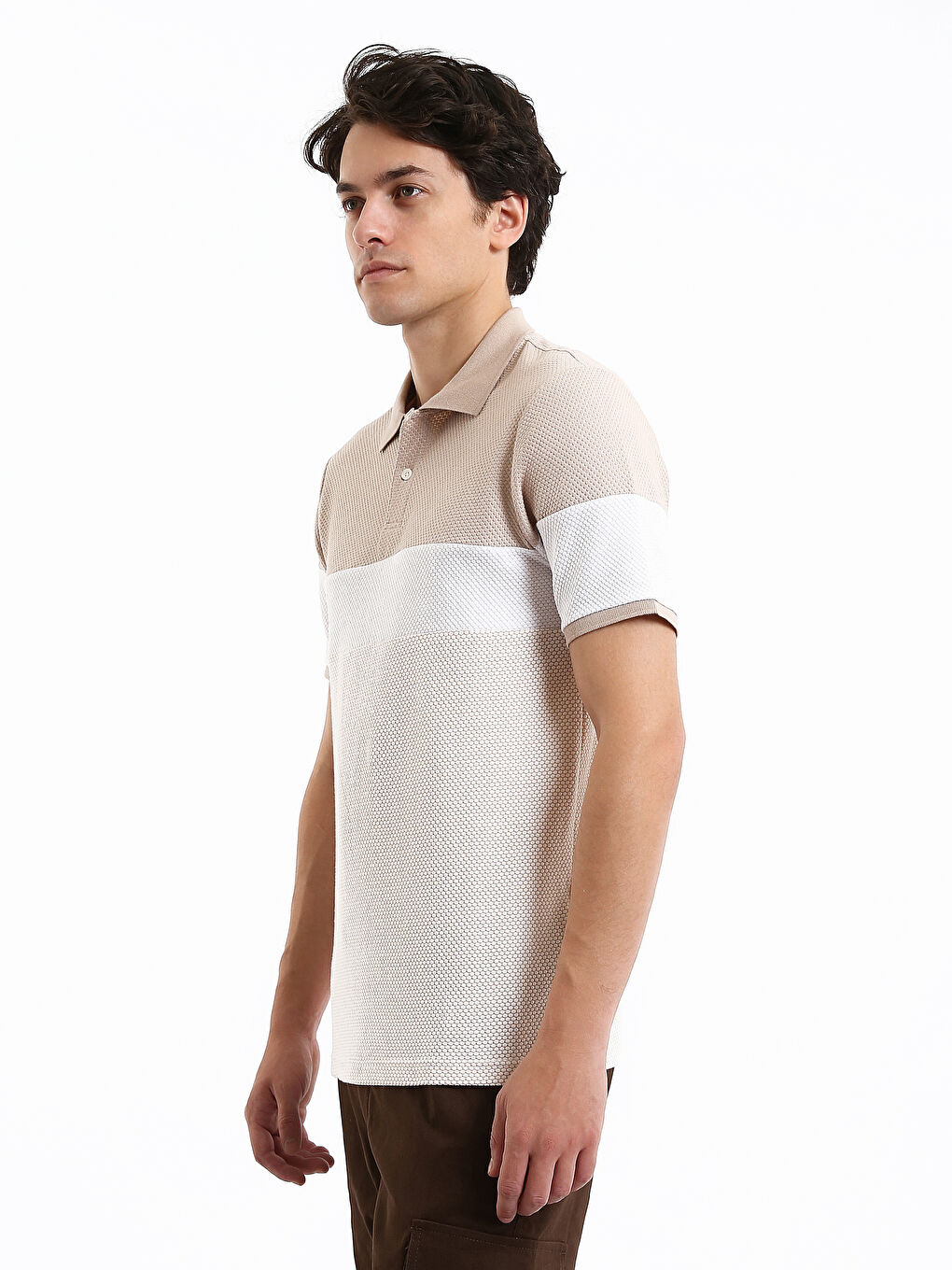 T-shirt à Col Polo pour Hommes-3