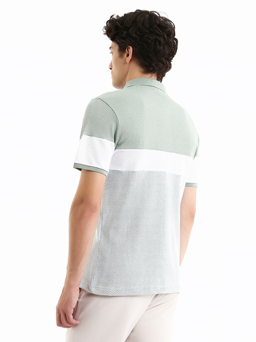 T-shirt à Col Polo pour Hommes-4