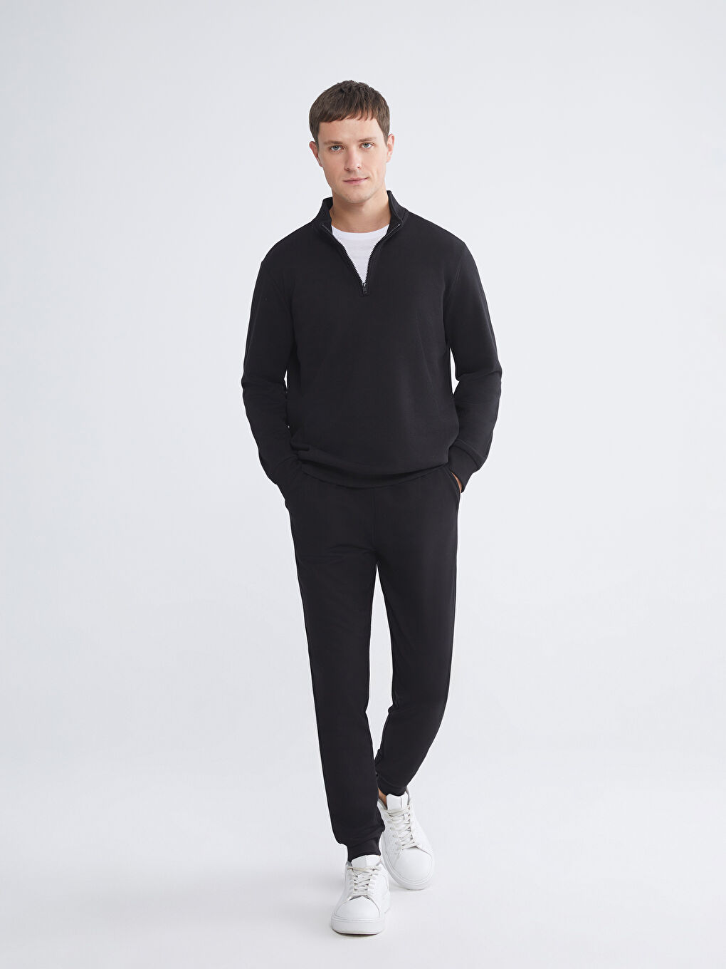 Siyah Slim Fit Erkek Jogger Eşofman Altı