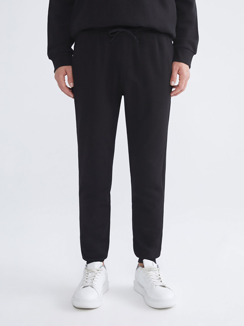 Siyah Slim Fit Erkek Jogger Eşofman Altı-1