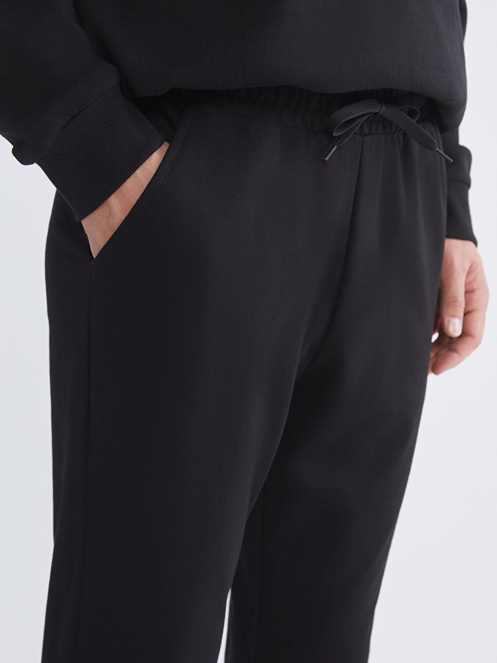 Siyah Slim Fit Erkek Jogger Eşofman Altı-2