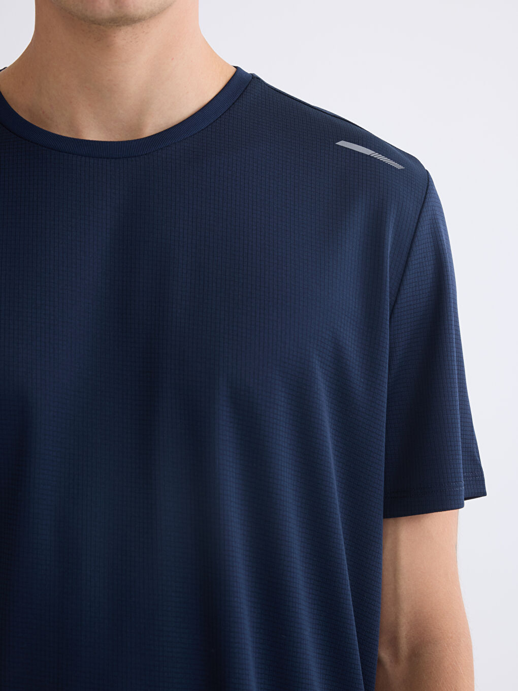 Rundhalsausschnitt Herren T-Shirt-2