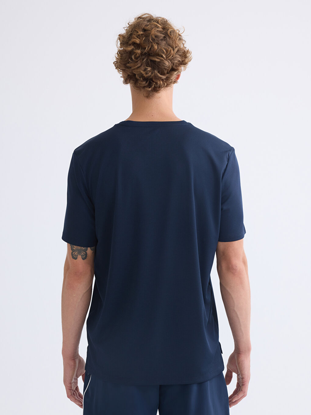 Rundhalsausschnitt Herren T-Shirt-3