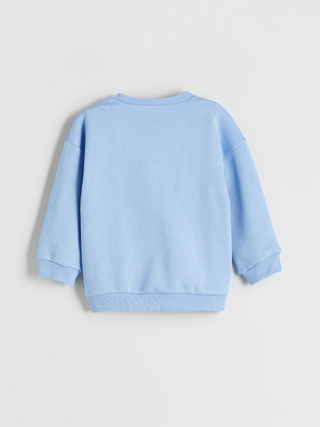 Mavi Baskılı Erkek Çocuk Sweatshirt ve Pantolon 2'li-3