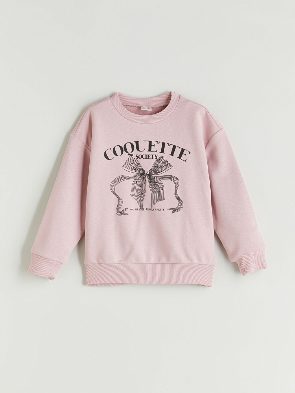 LCW ECO Girl LILAC Sweatshirt -W5IJ51Z4-FJV