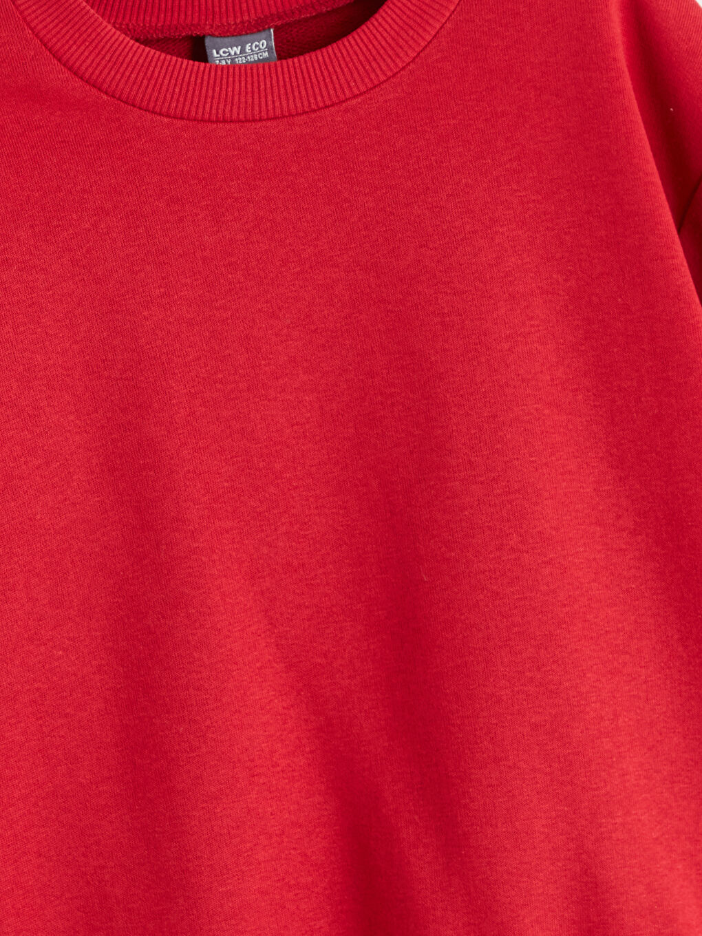 Світшот для дівчаток з круглим вирізом горловини-1