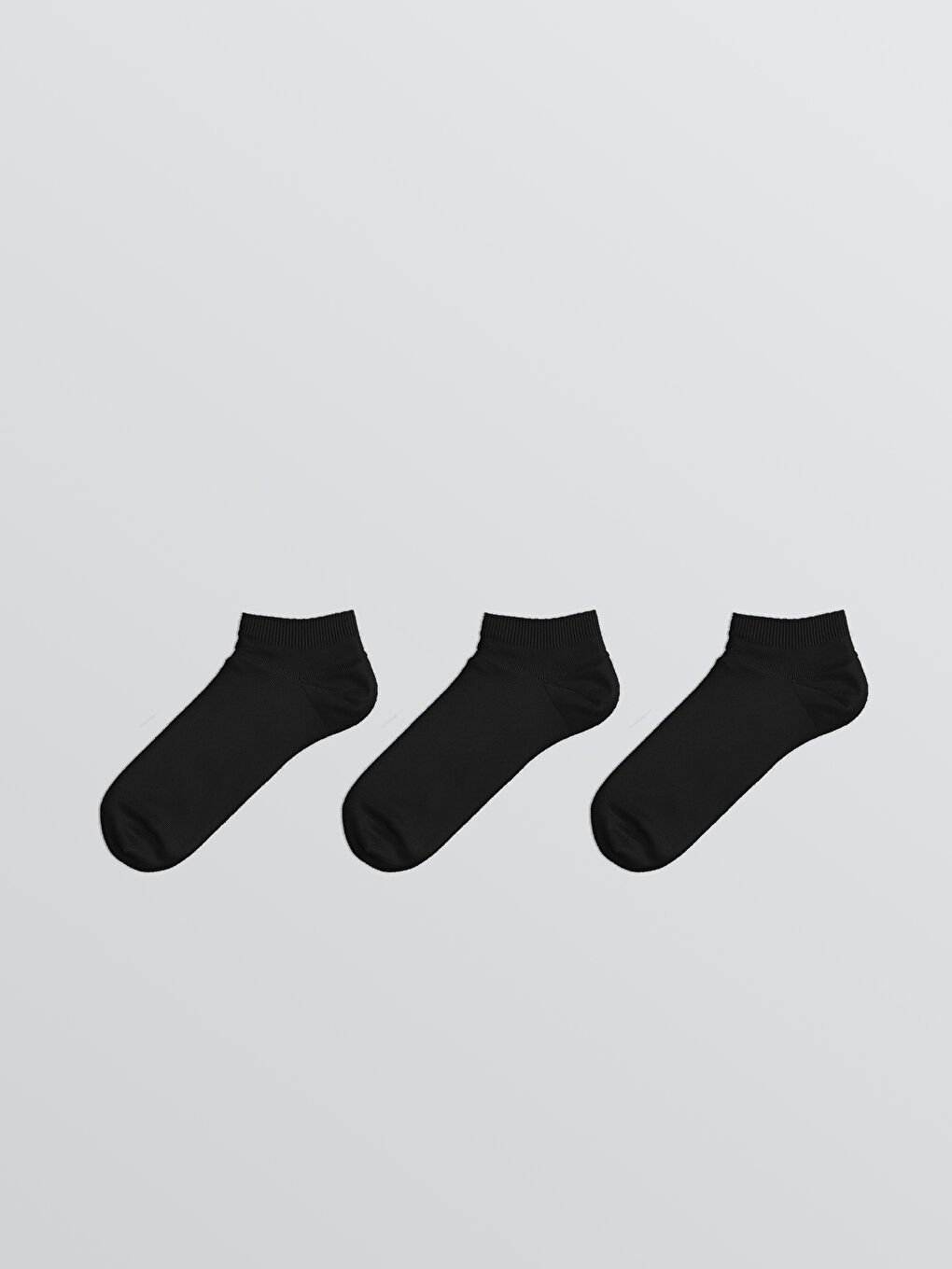 Siyah Erkek Patik Çorap 3'lü