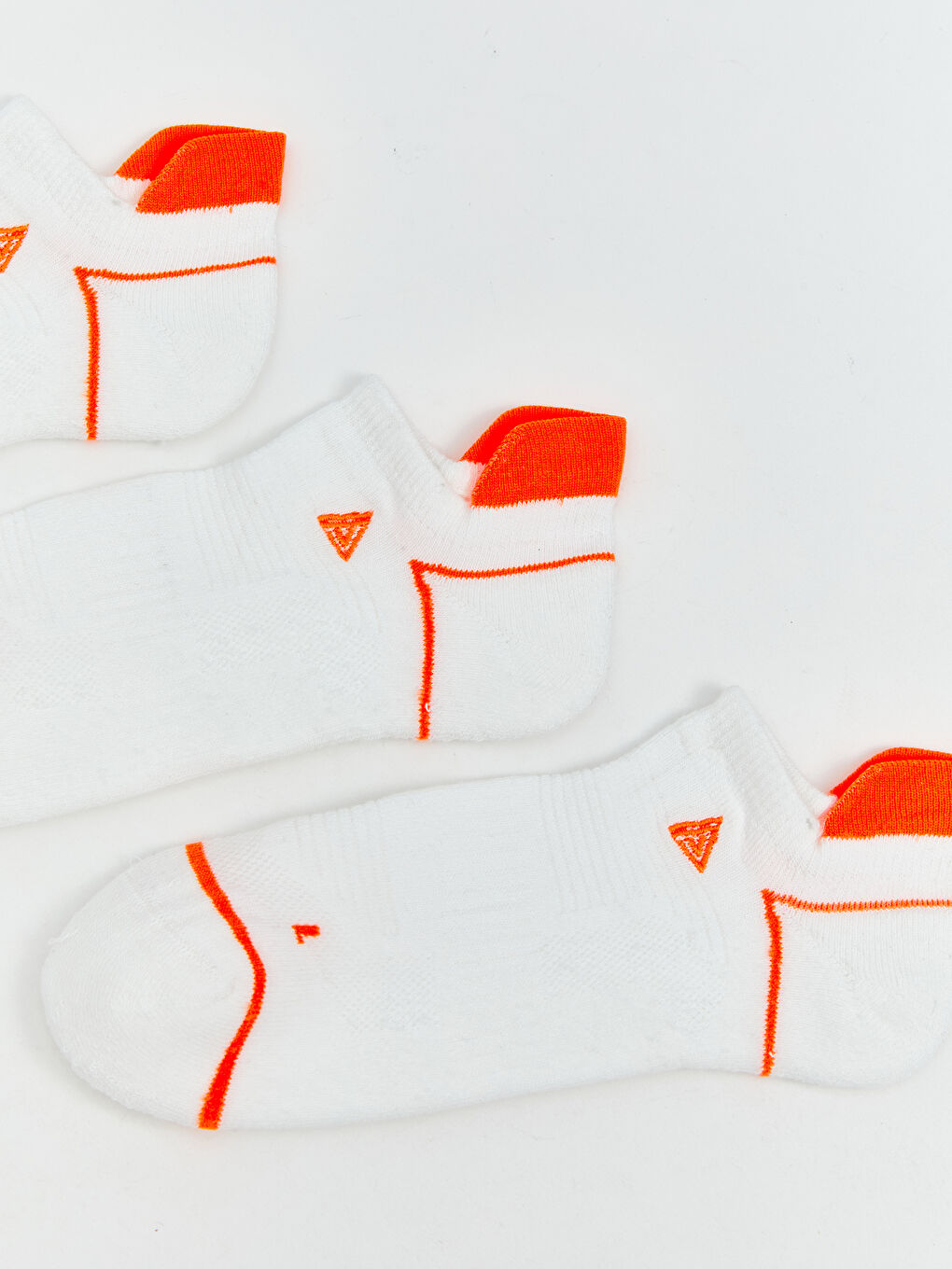 Karışık Desenli Kadın Sneaker Çorap 3'lü-1