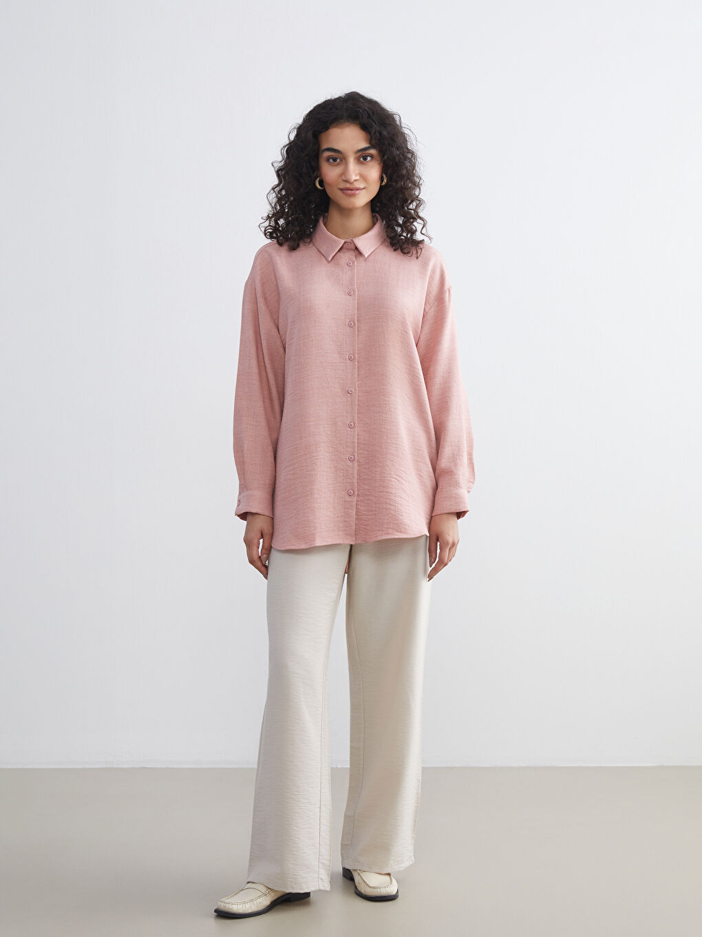 LCW ONCE Twill Women's Shirt -W5IJ97Z8-ZQB