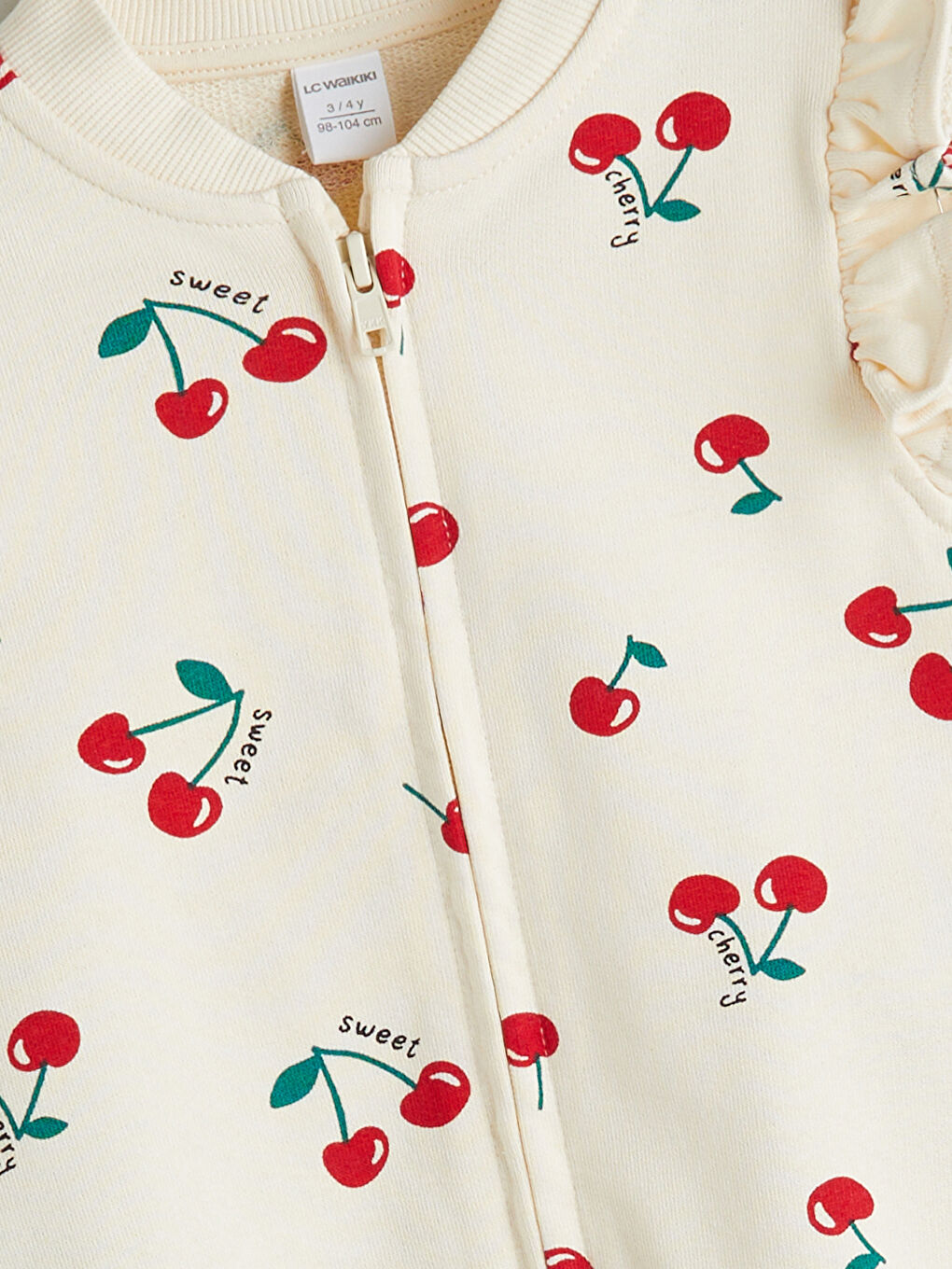 Girl ECRU Waistcoat-1