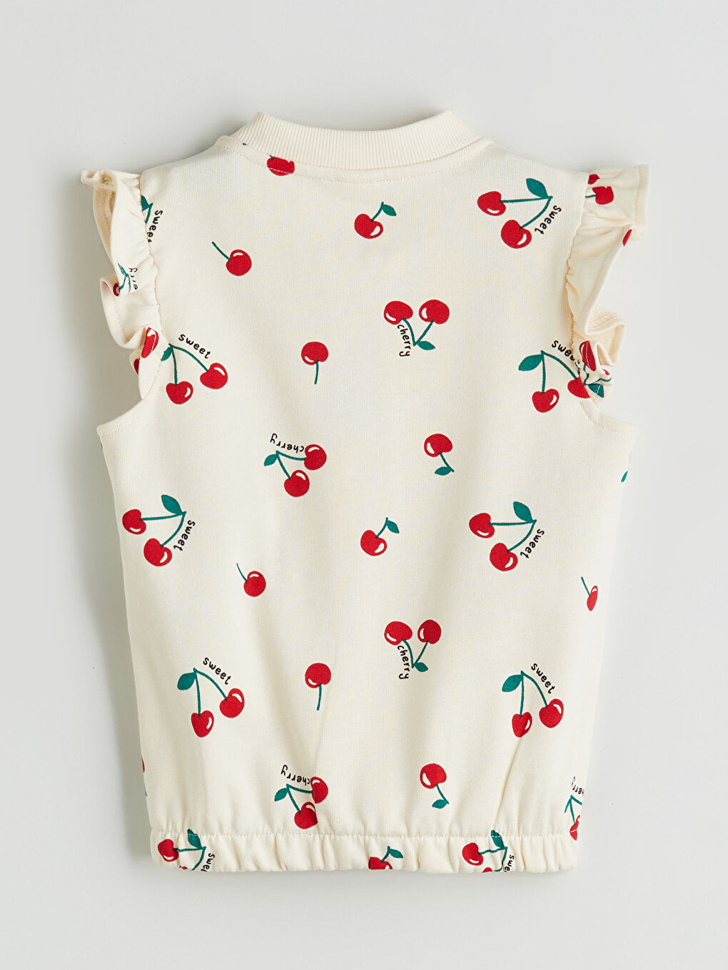 Girl ECRU Waistcoat-2