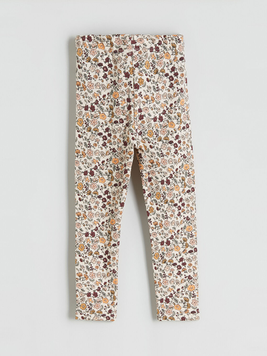 Leggings Floraux à Taille Élastiquée pour Filles-4