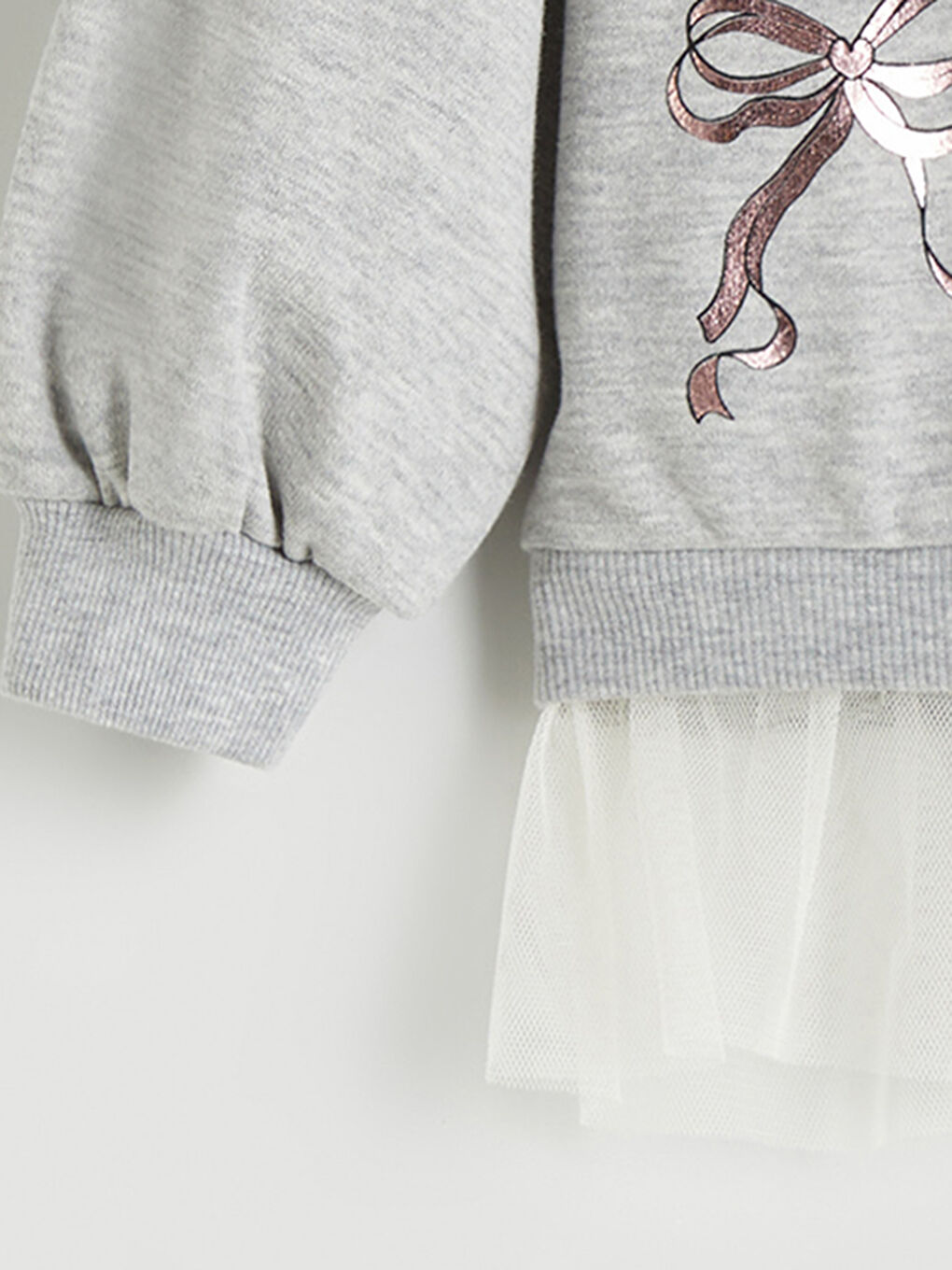 LCW Kids Crew Neck Girls' Sweatshirt -W5IK04Z1-CY9