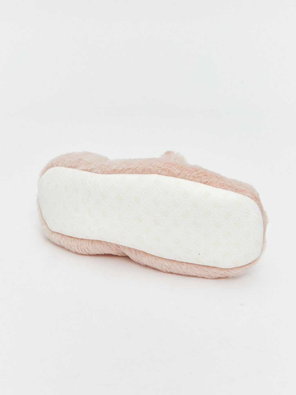 Pembe Pelüş Kız Çocuk Ev Ayakkabısı Panduf-2