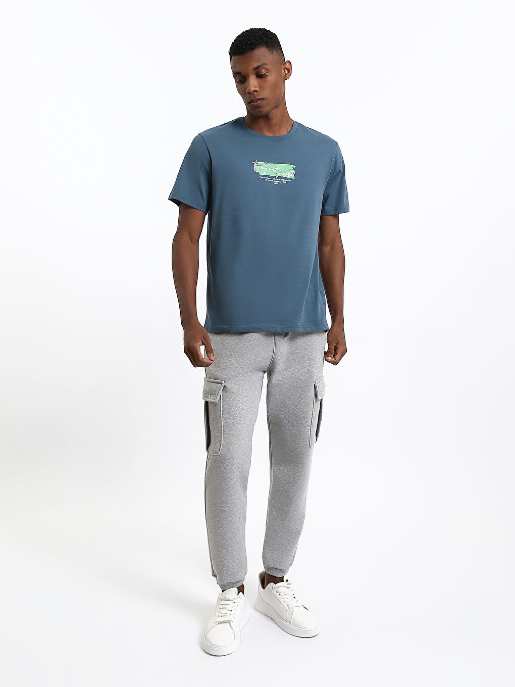 Standard Fit Men's Jogger Trousers-1