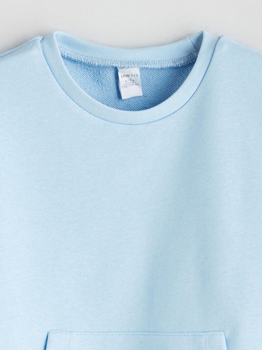 Mavi Uzun Kollu Erkek Çocuk Sweatshirt-1