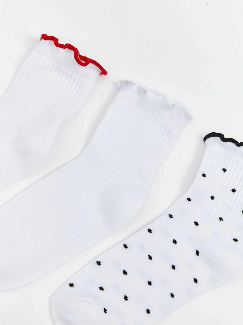 LCW Kids Girls' Ankle Socks 5 Pack -W5IK51Z4-JYX