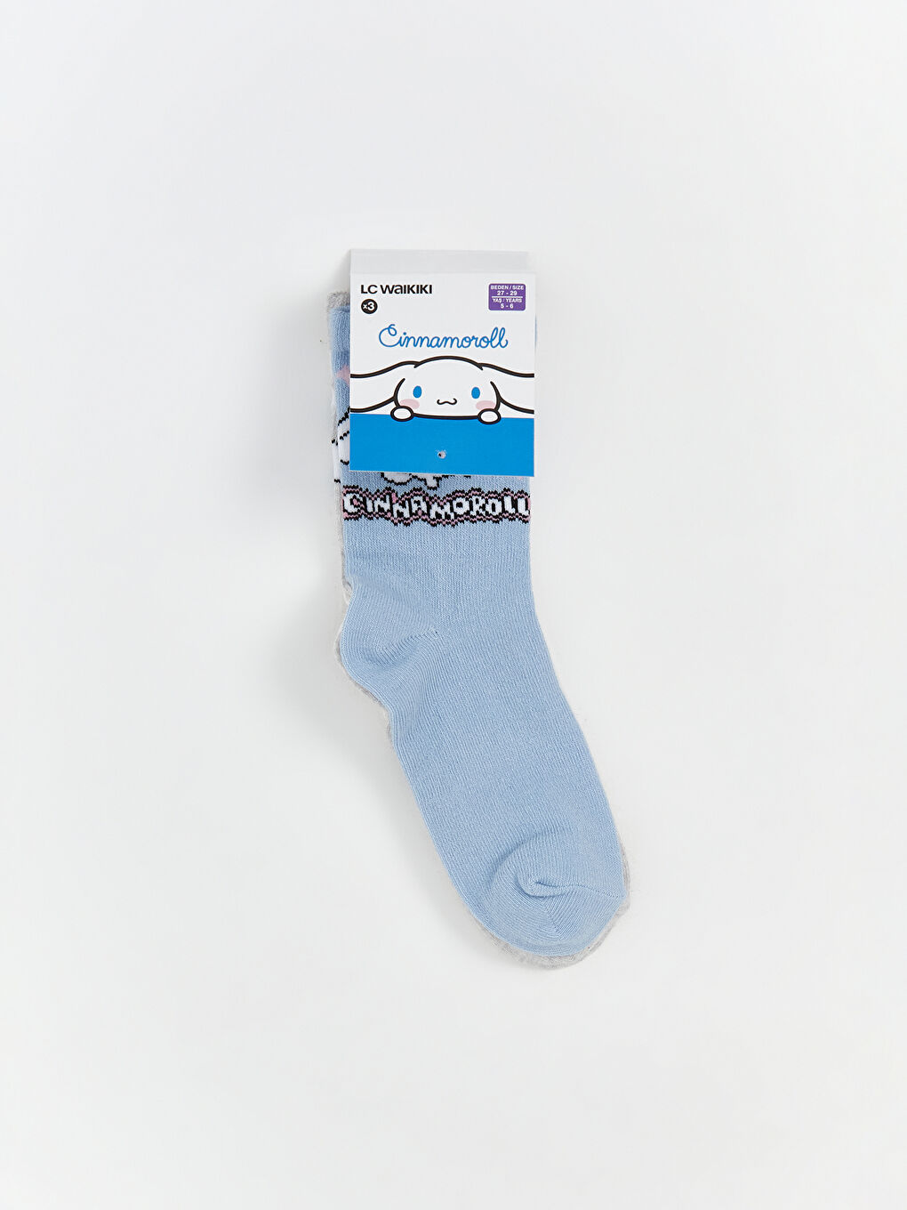 Girl BLUE Ankle Socks-1