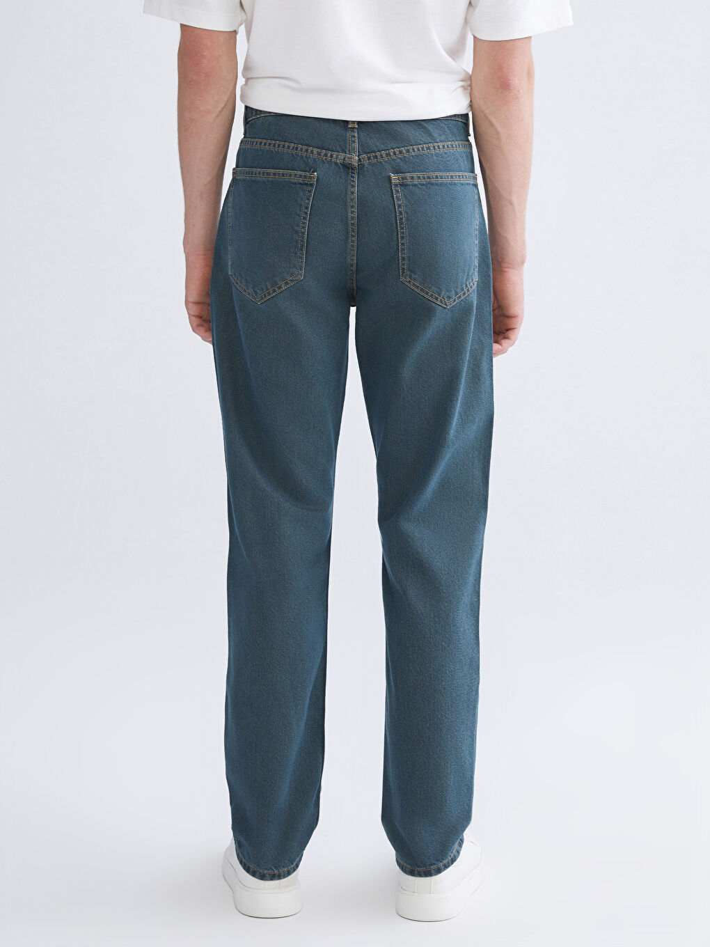 Kahverengi 779 Regular Fit Erkek Jean Pantolon-3