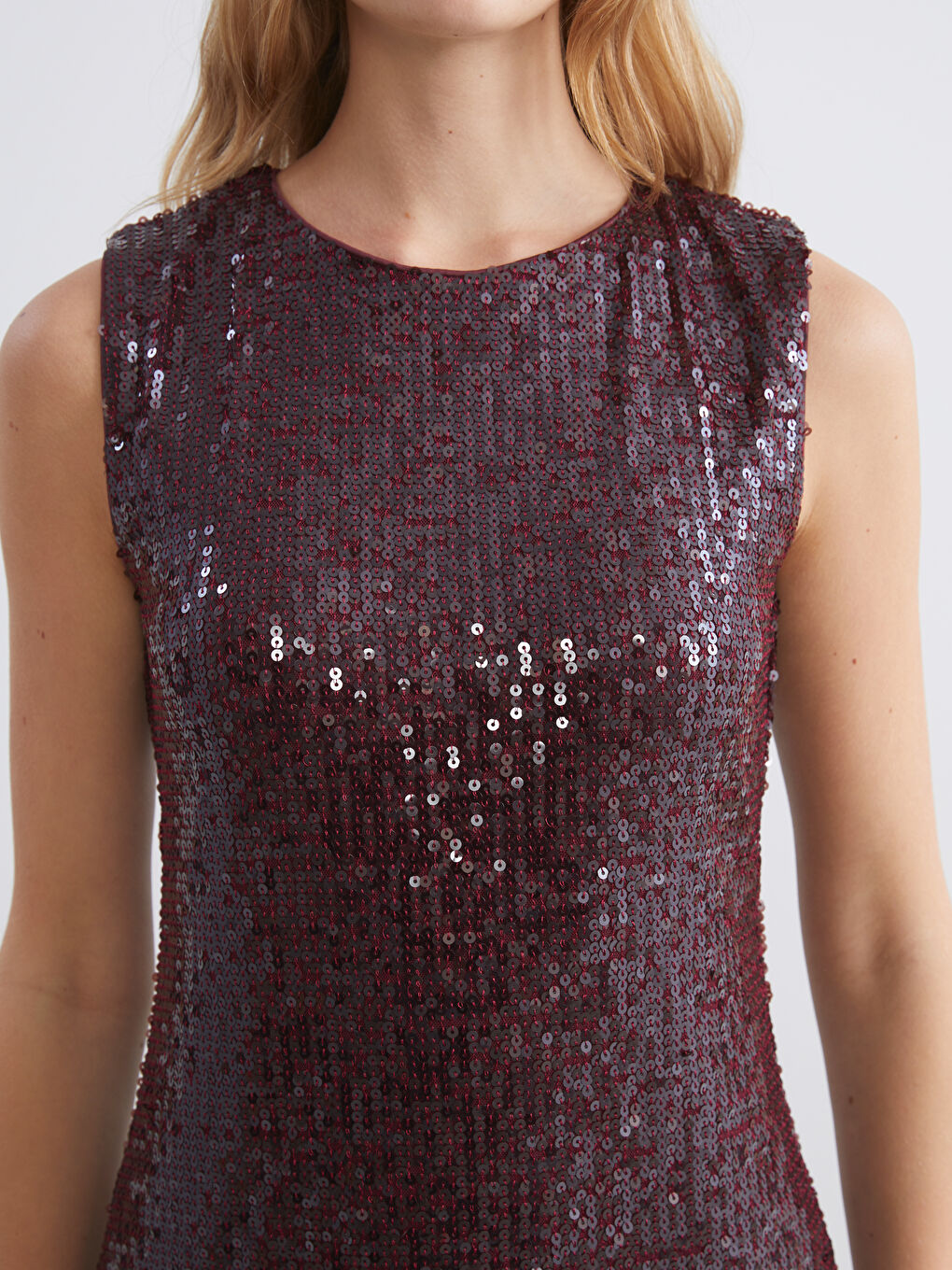 Женщины Бордовый Платье-2