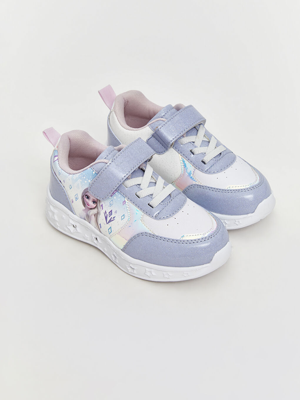 Frozen Printed Light-Up Sole Girls' Sneakers-1