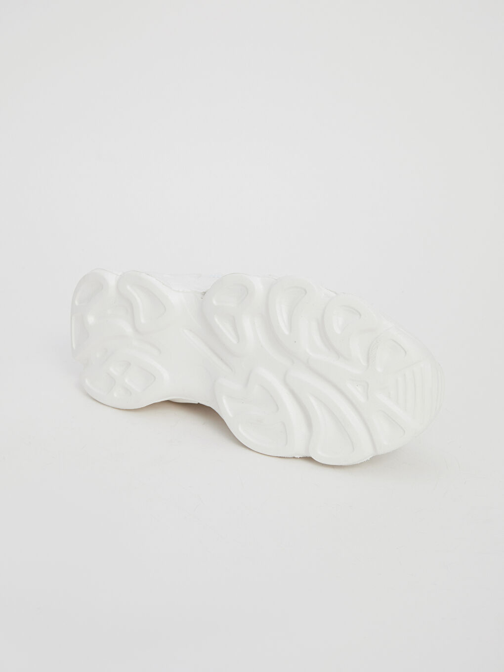 Beyaz Bağcık ve Cırt Cırtlı Kız Çocuk Spor Ayakkabı-4