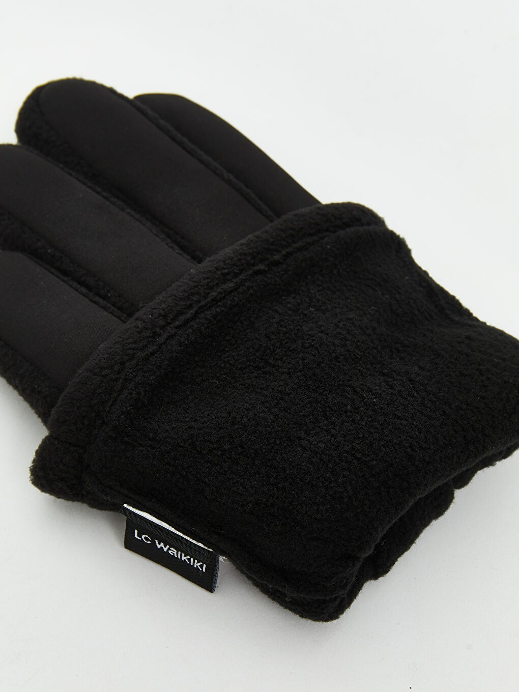 Label Printed Men's Snow Gloves-2