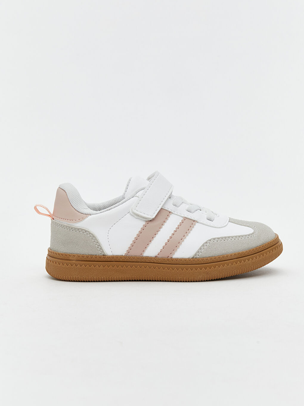 Lace-Up and Hook-and-Loop Girls' Sneakers-1