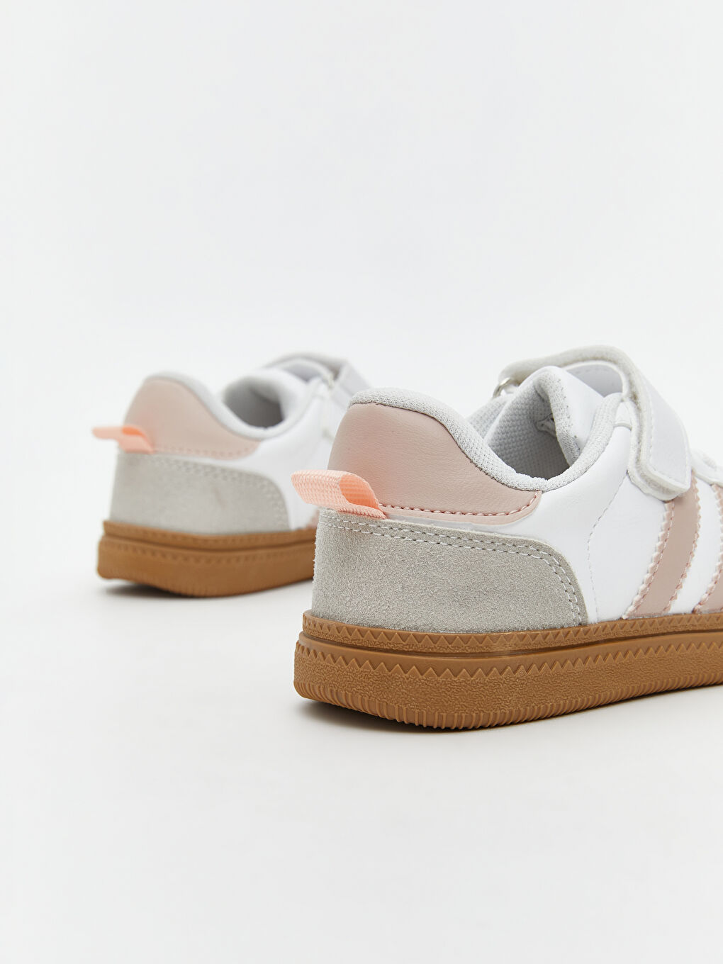 Lace-Up and Hook-and-Loop Girls' Sneakers-4