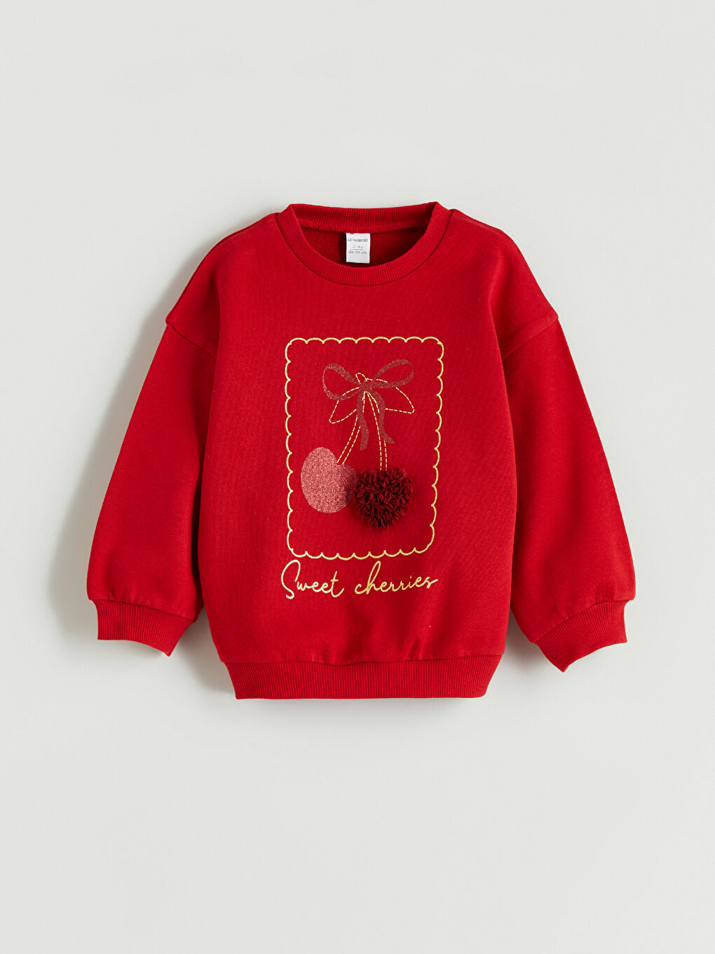 LCW Kids Crew Neck Girls' Sweatshirt 2 Pack -W5IL11Z1-R3R