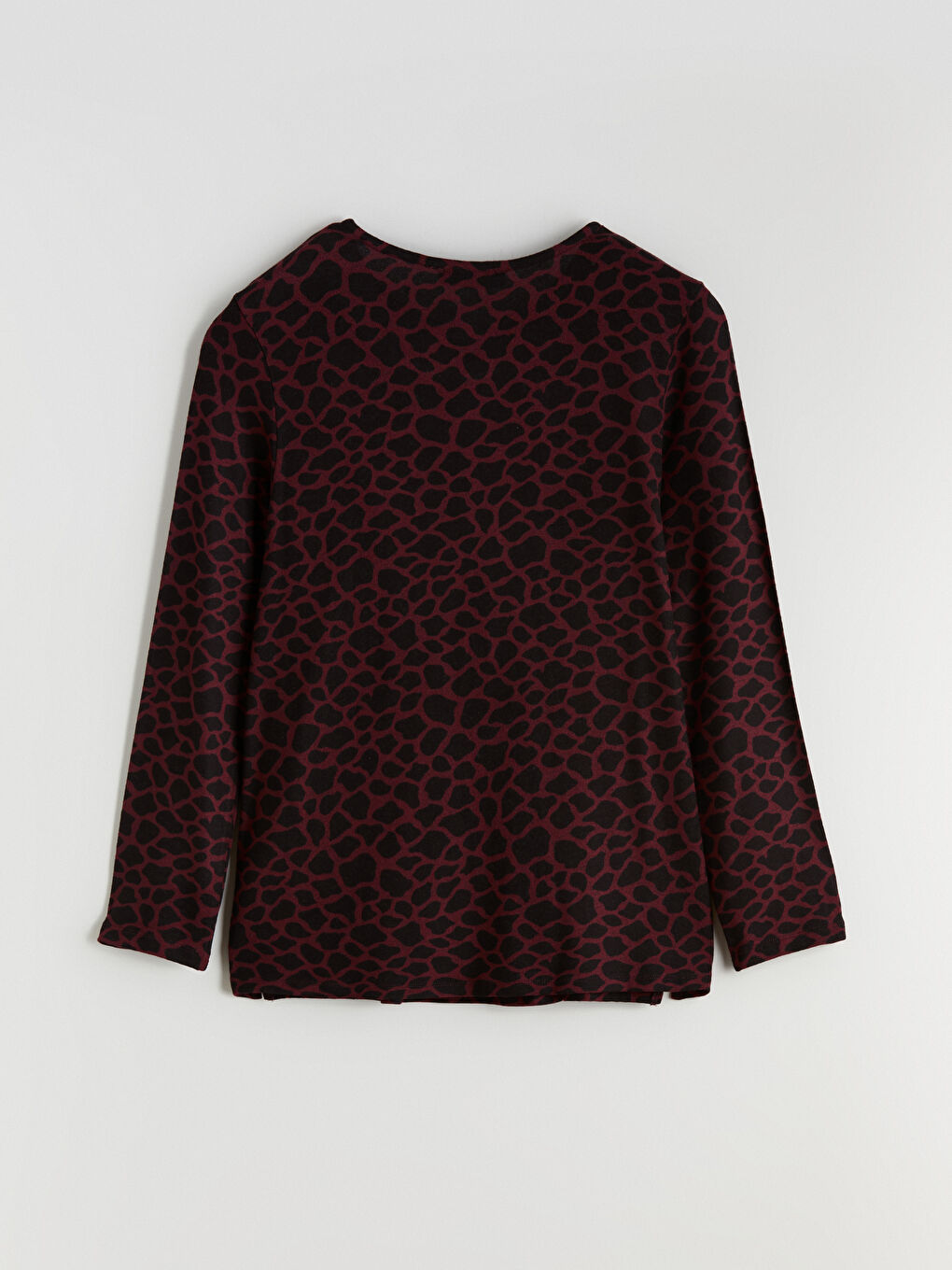 Crew Neck Leopard Print Women's T-Shirt-5