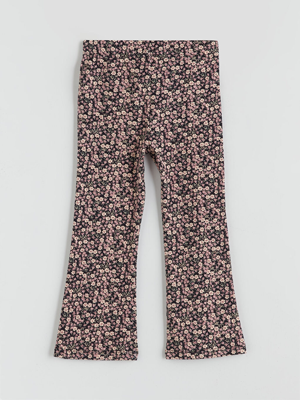 Elasticated Waist Flared Leg Girls' Leggings-2