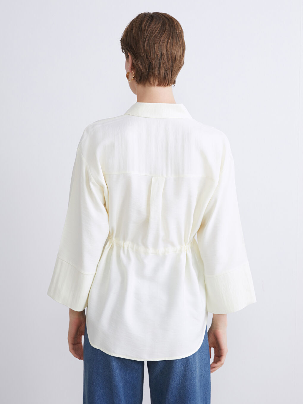 LCWAIKIKI Classic Woman YELLOW Shirt -W5IL34Z8-FTH