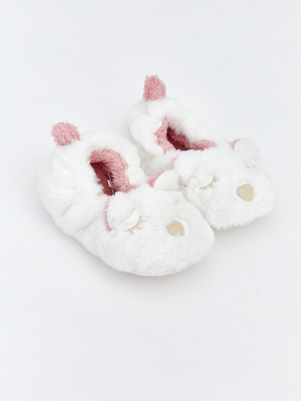 Girl ECRU Slipper Boots