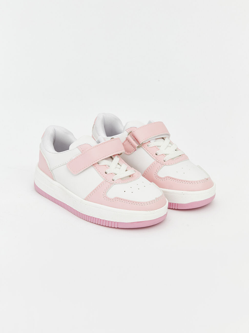 Baby Girls' Sneakers with Laces & Hook-and-Loop
