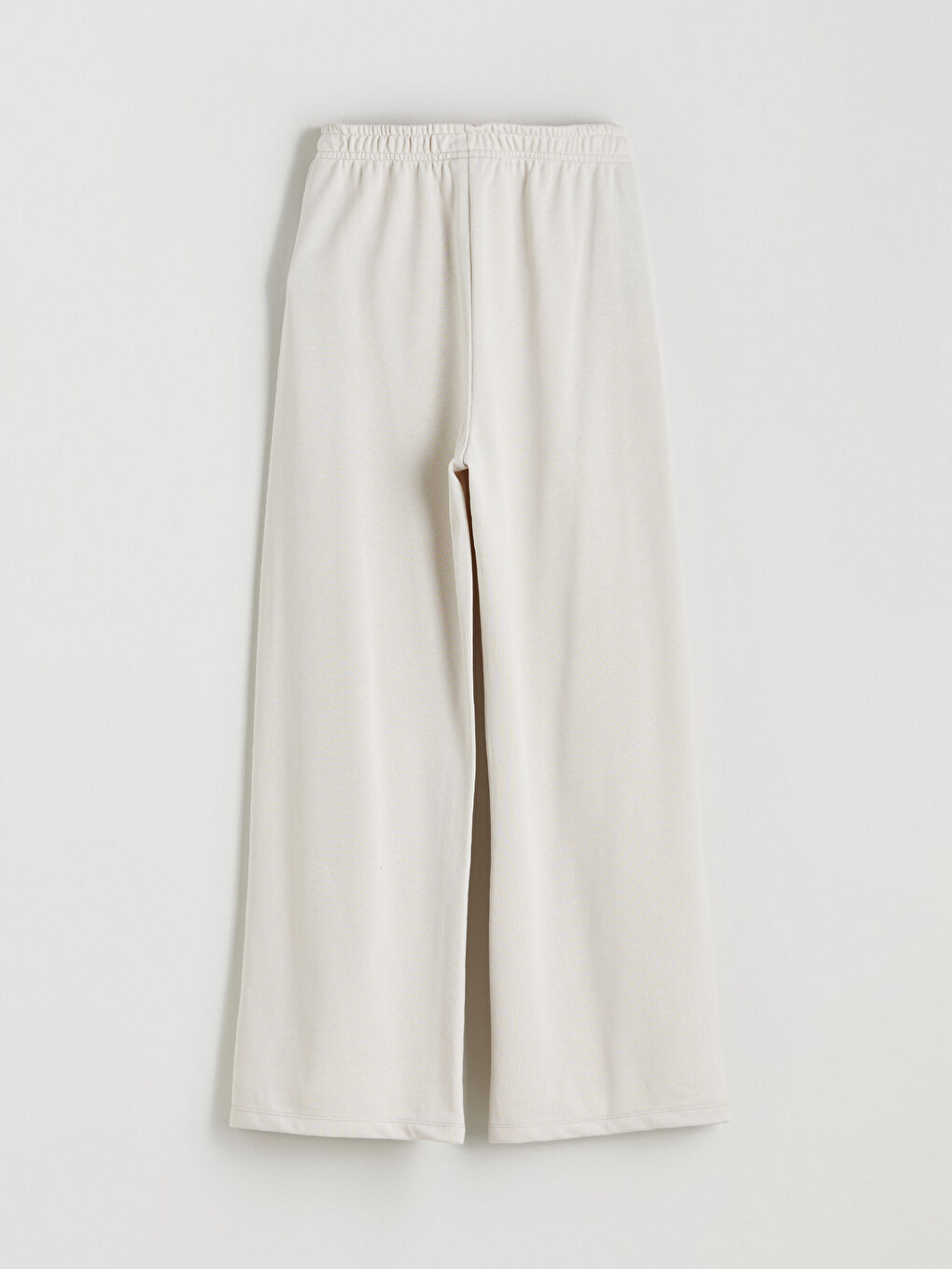 Gri Geniş Paça Kız Çocuk Eşofman Altı-1