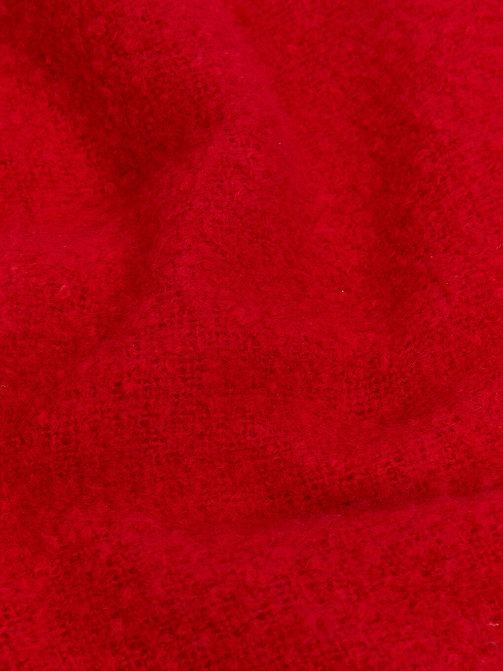 Kırmızı Püsküllü Kadın Atkı-2