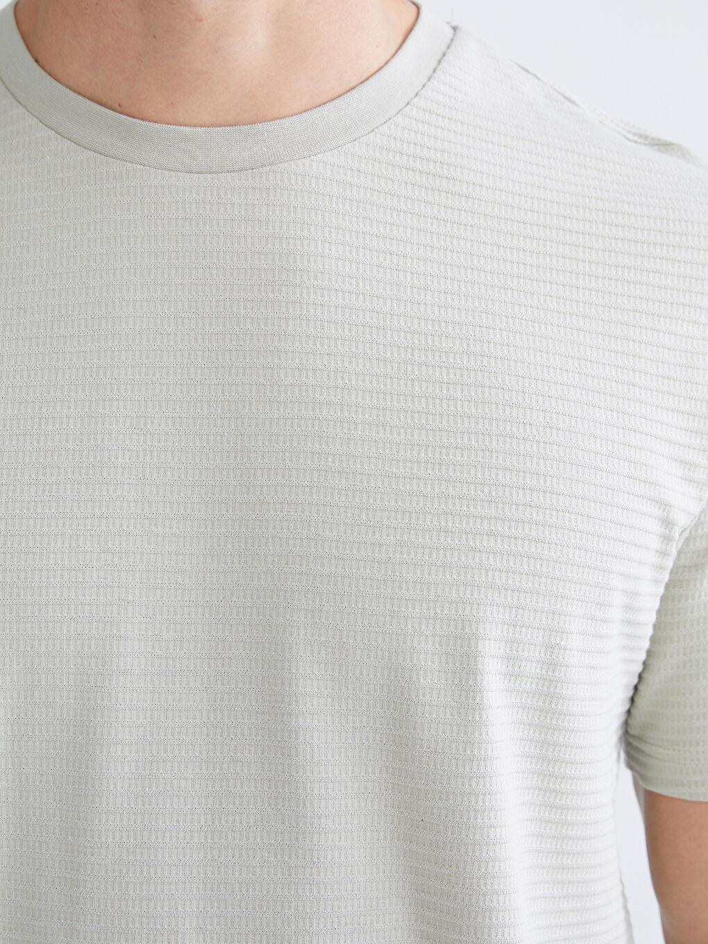 Mavi Bisiklet Yaka Erkek Tişört-2