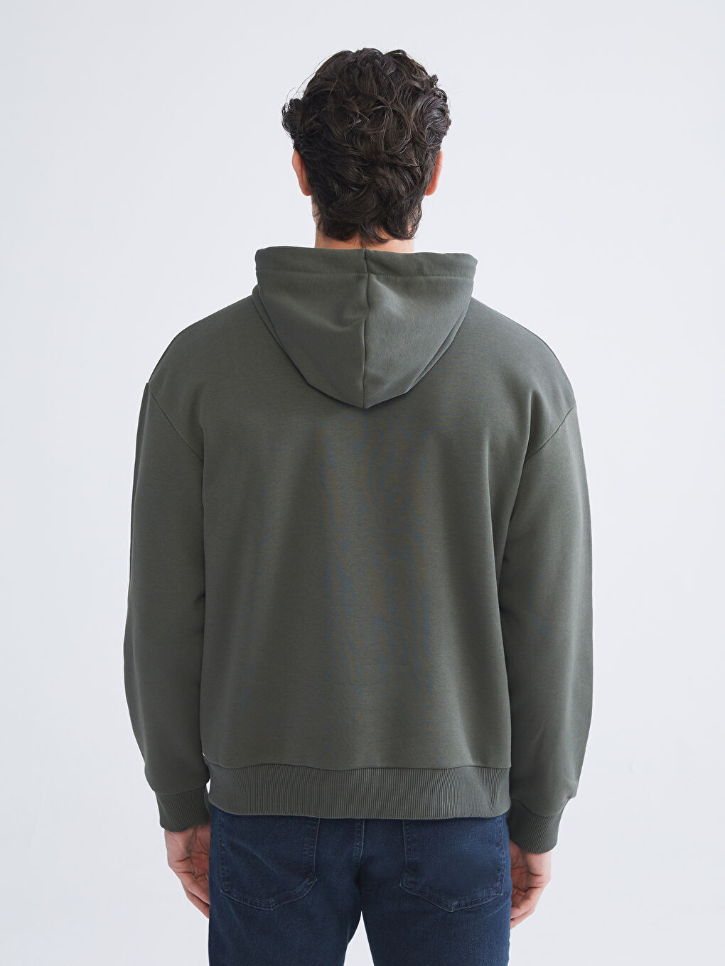 سويت شيرت مطبوع بكابوش للرجال-3