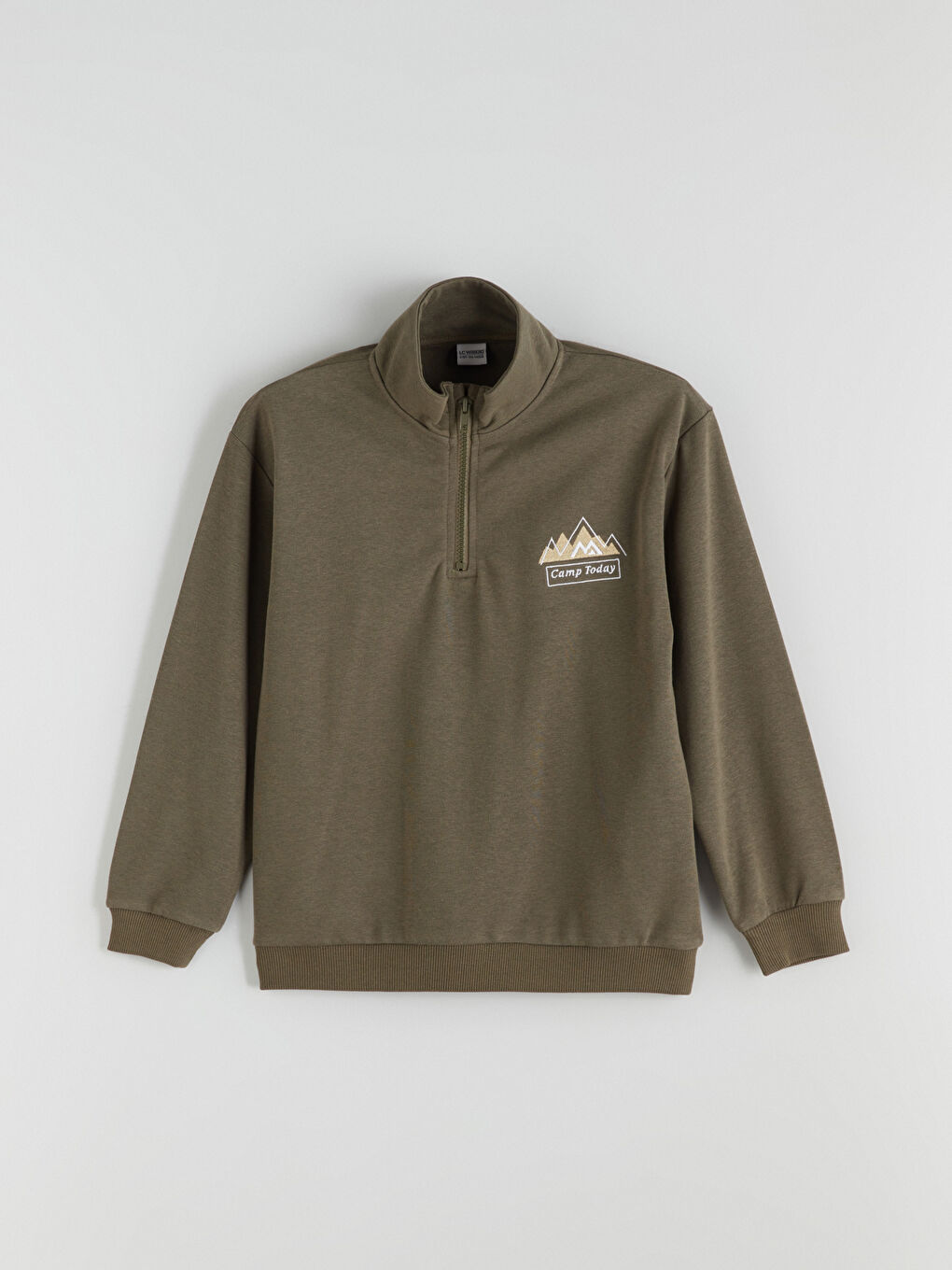 Funnel Neck Boys' Sweatshirt-2