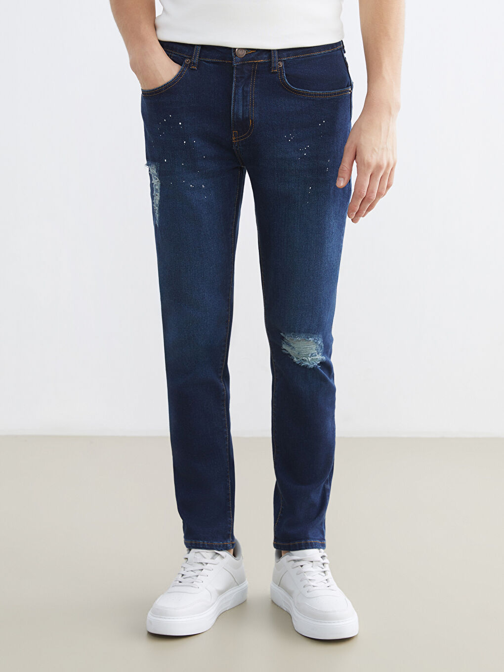 İndigo 750 Slim Fit Erkek Jean Pantolon-1