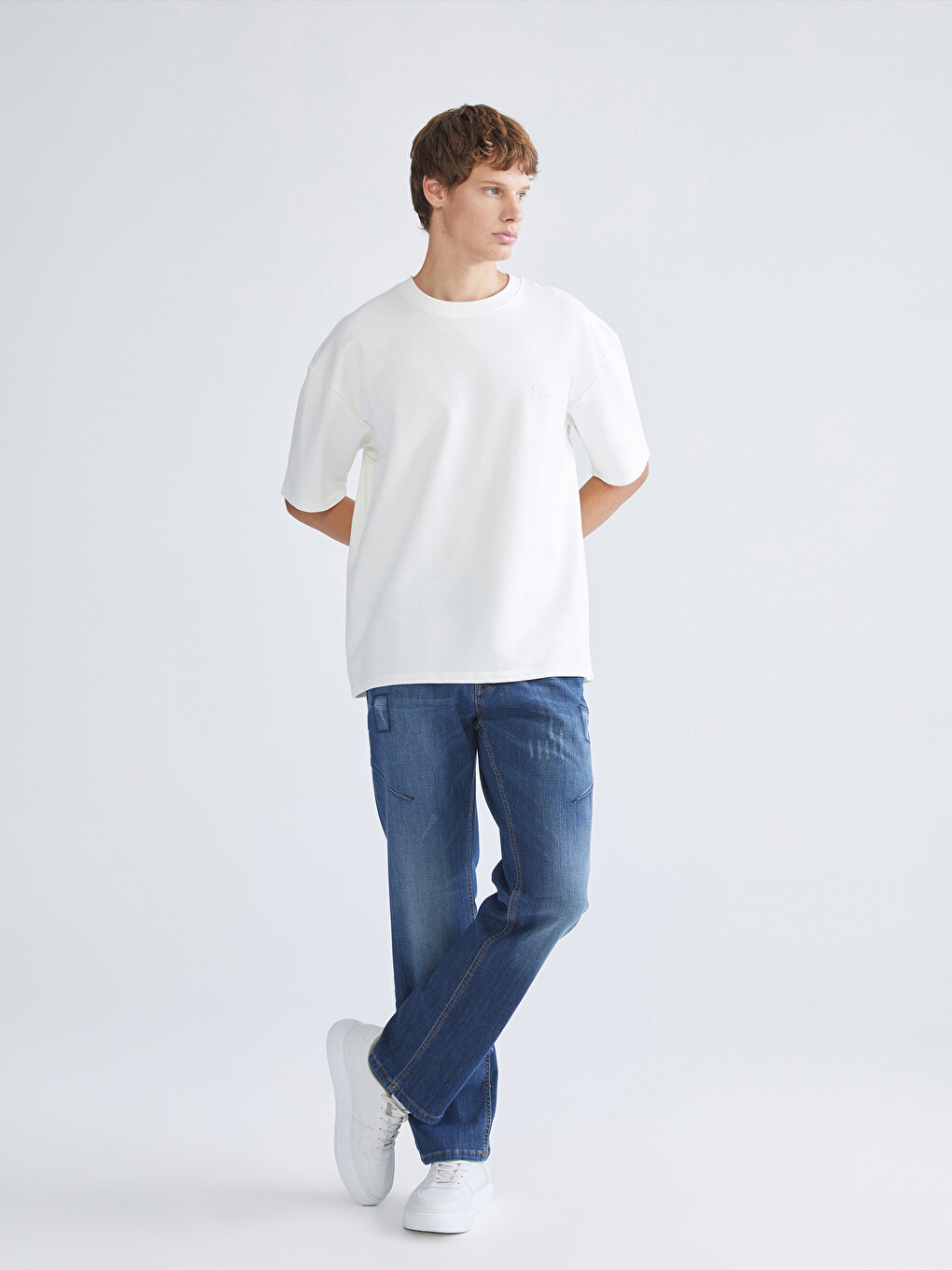 İndigo 750 Slim Fit Destroy Detaylı Erkek Jean Pantolon