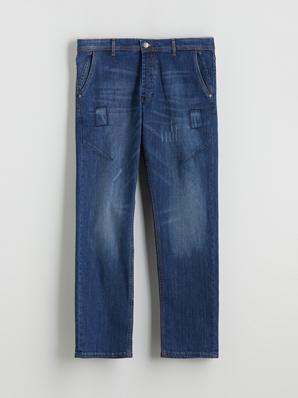 İndigo 750 Slim Fit Destroy Detaylı Erkek Jean Pantolon-4