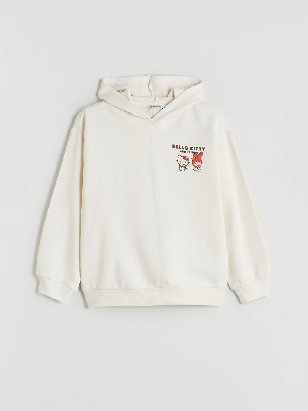 Hooded Hello Kitty Printed Girls' Sweatshirt-1
