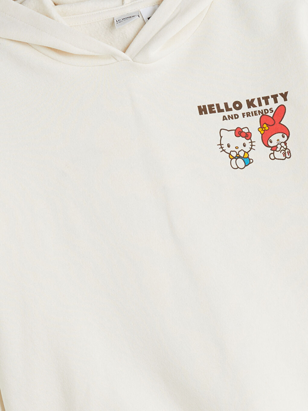 Hooded Hello Kitty Printed Girls' Sweatshirt-3