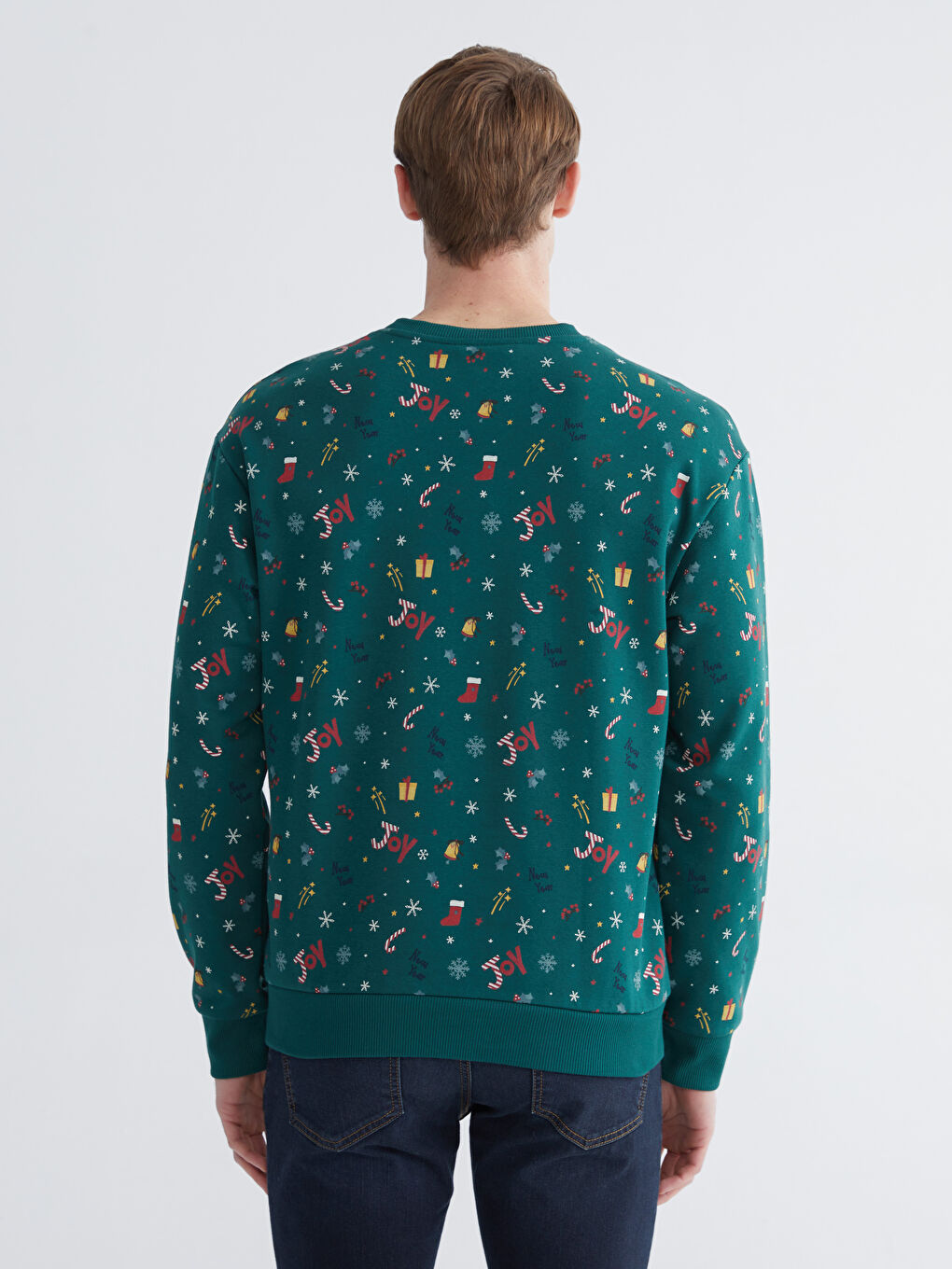 Чоловік ЗЕЛЕНИЙ Світшот - Толстовка-3